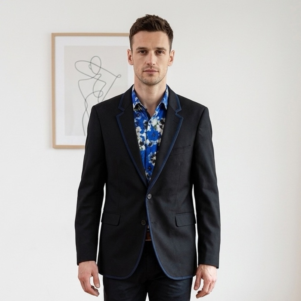Robert Graham wool blended blazer, “American Eclectic"